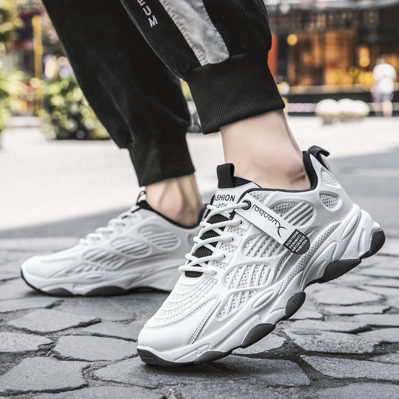 Men's Shoes Autumn Mesh Breathable Increased Soft Sole Sneakers Casual Sports Men Shoes
