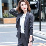 Interview Suit Women's Fashion Business Attire Suit Autumn Formal Wear