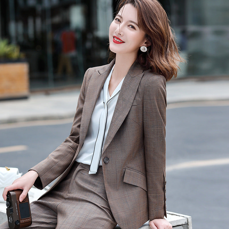 Interview Suit Women's Suit Female Fashion Two-Piece Suit