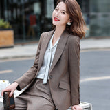 Interview Suit Women's Suit Female Fashion Two-Piece Suit