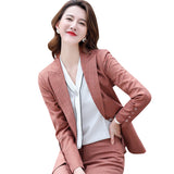 Interview Suit Women's Suit Female Fashion Two-Piece Suit