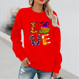Halloween Costumes Pattern Printed Long Sleeve Capless round Neck Sweater