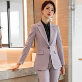 Interview Suit Women Work Clothes Fall Fashion Formal Wear