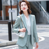 Interview Suit Women's Suit Jacket Women's Spring and Autumn Leisure Suit