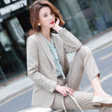 Interview Suit Women's Suit Jacket Women's Spring and Autumn Leisure Suit