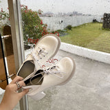 Platform Heels for Women Fall Mary Jane Women's Shoes round Head Thick Bottom Leisure Pumps
