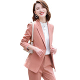Interview Suit Women Autumn Fashion Tailored Suit Coat All-Matching