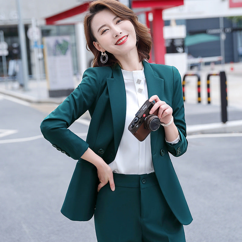Interview Suit Women Autumn Fashion Tailored Suit Coat All-Matching