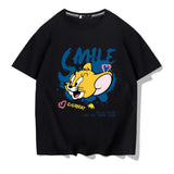 Tom And Jerry T Shirt Loose Half Sleeve