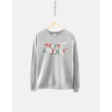 Merry And Bright Sweatshirts  Retro Christmas Sweatshirt - Merry And Bright Christmas Swea
