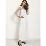 See through Wedding Dress Summer Women's Dress Sexy Lace See-through Wedding Dress