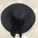 Big Hats Straw Hat Summer Beach Hat Sun Hat Sun Protection Women's Sun Hat