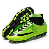 Football Shoes High-Top Soccer Shoes Men's AG Nail Bottom Artificial Grass Sneakers