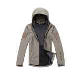 Camofire Jacket Men's Shell Jacket Winter Hooded Breathable Camouflage