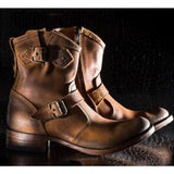 Western Shoes Autumn and Winter Men's Shoes Casual Men's Boots plus Size