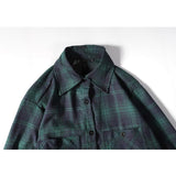 Vlone Sweatshirts Men'S Plus Size Retro Sports Spring And Autumn Trends Plaid Women'S Shirts Vlone