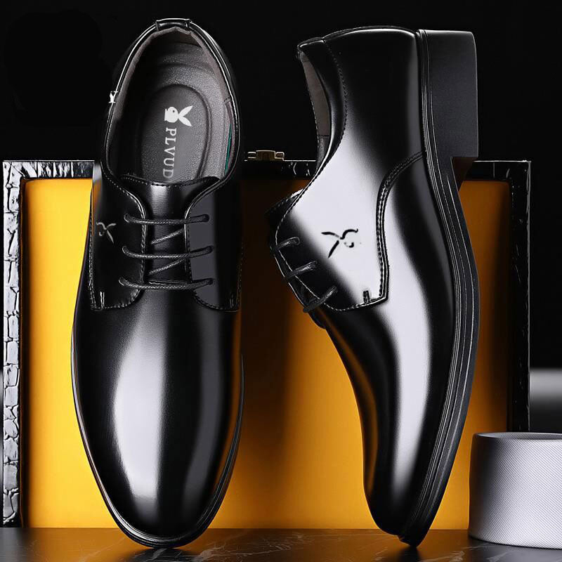 Men's Dress Shoes Classic Leather Oxfords Casual Cushioned Loafer Leather Shoes Men Business Casual Formal Wear Men