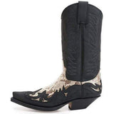 Justin Yellowstone Boots Color Block Embroidery Men'S Boots