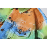 Off White Arrow Denim Jacket Jean Coat Off Ow Doll Jacket Coat Men'S And Women'S Coats Owt