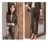 Interview Suit Women Autumn Women's Long Sleeve Two-Piece Set