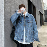 Men Denim Jackets Autumn Denim Jacket Men's Coat