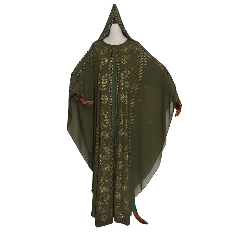 African Muslim Chiffon Hot Dress African Dashiki Ankara Styles Dress