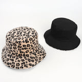 Bucket Hat Fishing Cap Cotton Print Fisherman Hat Versatile Fashion Warm Bucket Hat