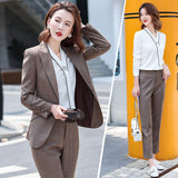 Interview Suit Women's Suit Female Fashion Two-Piece Suit