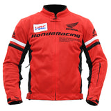 Honda Hrc Motorcycle Jacket Summer Motorcycle Cycling Clothing Men'S Motorcycle Breathable Racing Suit