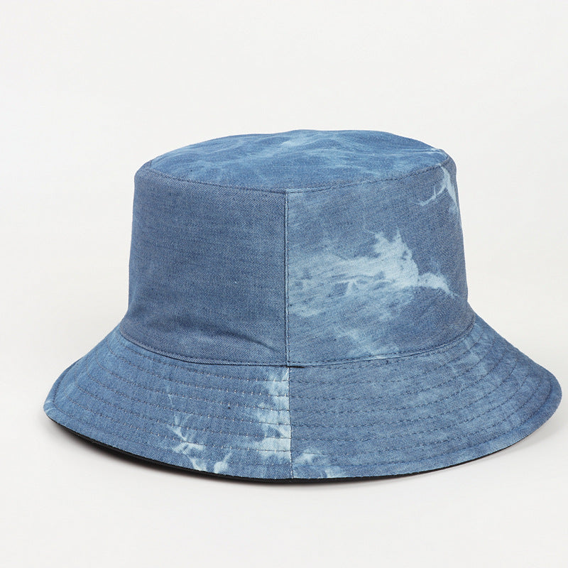 Bucket Hat Fishing Cap Cotton Print Fisherman Hat Female Vintage Sunshade Sun Protection Hat