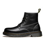 Men's Boots Work Boot Men Casual Hiking Boots Dr. Martens Boots Men's Leather High-Top Worker Boots Breathable Autumn Men's Shoes