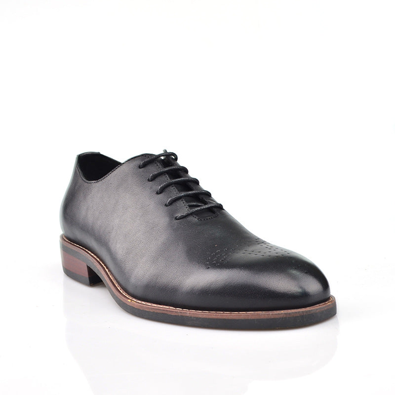 Men's Dress Shoes Classic Leather Oxfords Casual Cushioned Loafer Men's Shoes Low Top Formal Wear Daily