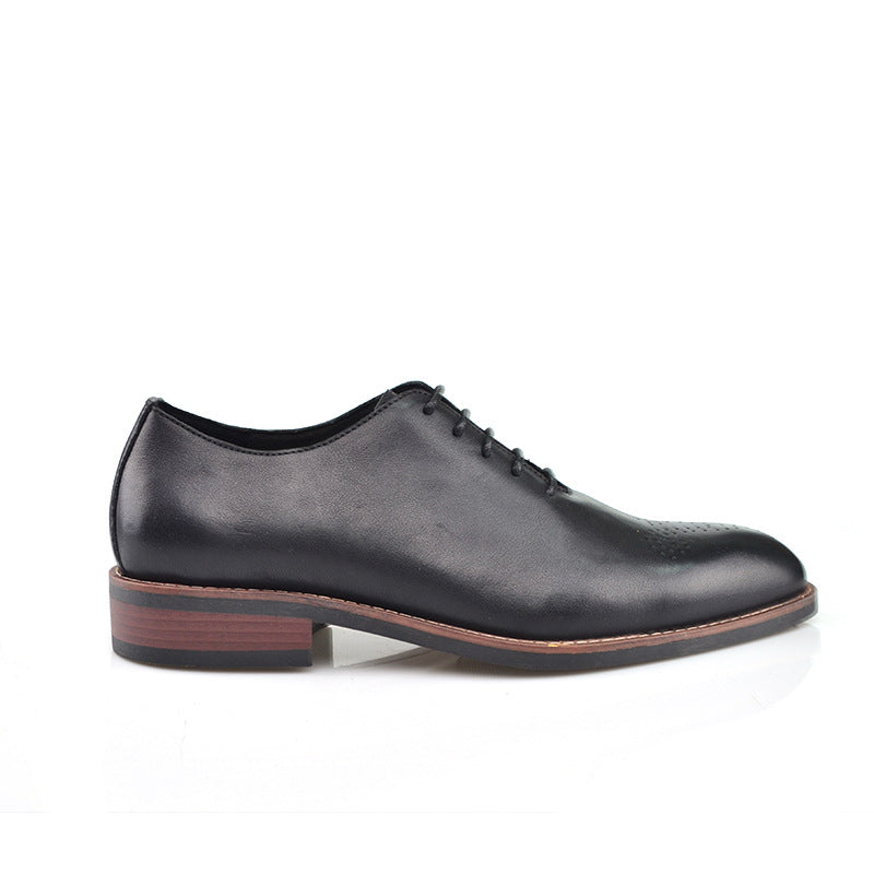 Men's Dress Shoes Classic Leather Oxfords Casual Cushioned Loafer Men's Shoes Low Top Formal Wear Daily