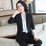 Interview Suit Women's Suit Autumn Business Formal Wear