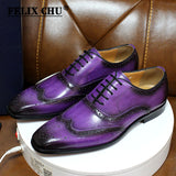 Men's Dress Shoes Classic Leather Oxfords Casual Cushioned Loafer Formal Business Leather Shoes Men's Shoes