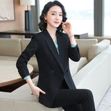 Interview Suit Women's Green Blazer Women's Autumn Fashion