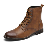 Men's Boots Work Boot Men Casual Hiking Boots Casual Martin Boots Men's High-Top Workwear Large Size