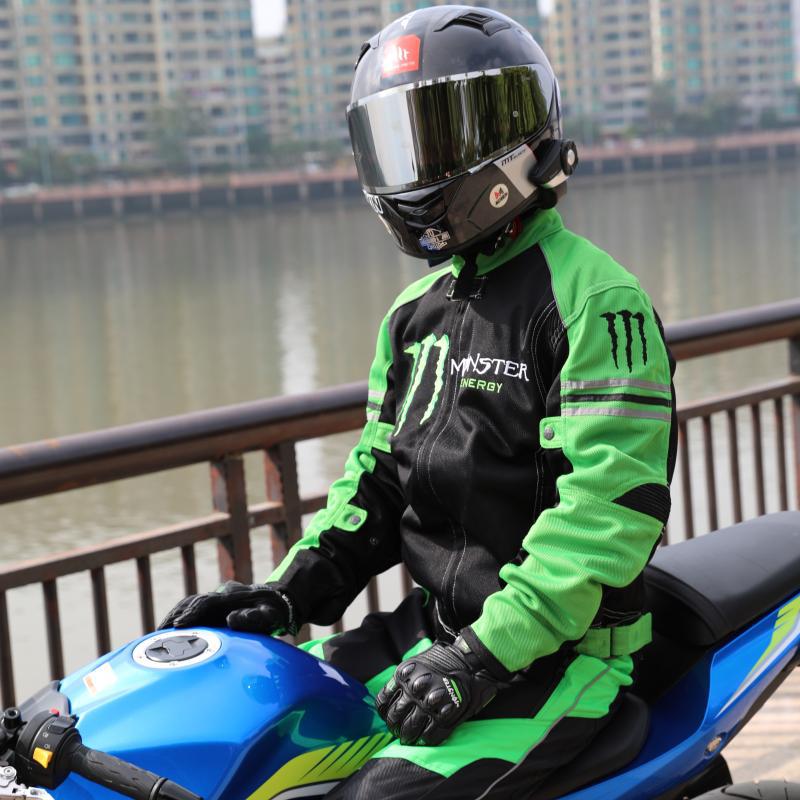 Monster Energy Biker Jacket Summer Breathable Cycling Clothing Jacket Thin