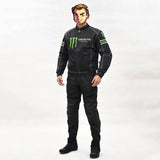 Monster Energy Biker Jacket Cycling Clothing Men'S Motorcycle Jacket Coat Black