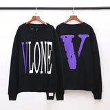 Vlone Sweatshirt Hiphop Street Pullover Sweater For Men