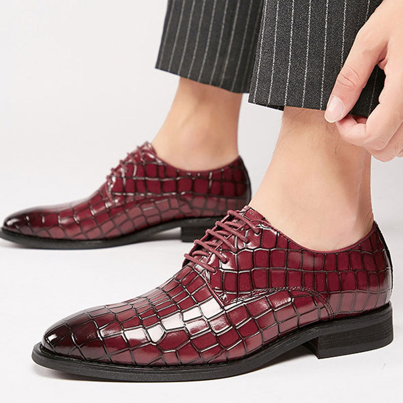 Men's Dress Shoes Classic Leather Oxfords Casual Cushioned Loafer Formal Business Leather Shoes Male Business Casual Shoes