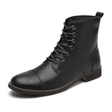 Men's Boots Work Boot Men Casual Hiking Boots Casual Martin Boots Men's High-Top Workwear Large Size