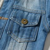Children Jean Jackets Kids' Overcoat Autumn Hooded Denim Jacket Children's Clothing