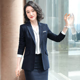 Interview Suit Women Fall Winter Fashion Work Suit