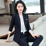Interview Suit Women Fall Winter Fashion Work Suit