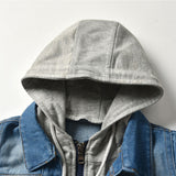 Children Jean Jackets Kids' Overcoat Autumn Hooded Denim Jacket Children's Clothing