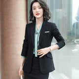 Interview Suit Women Fall Winter Fashion Work Suit