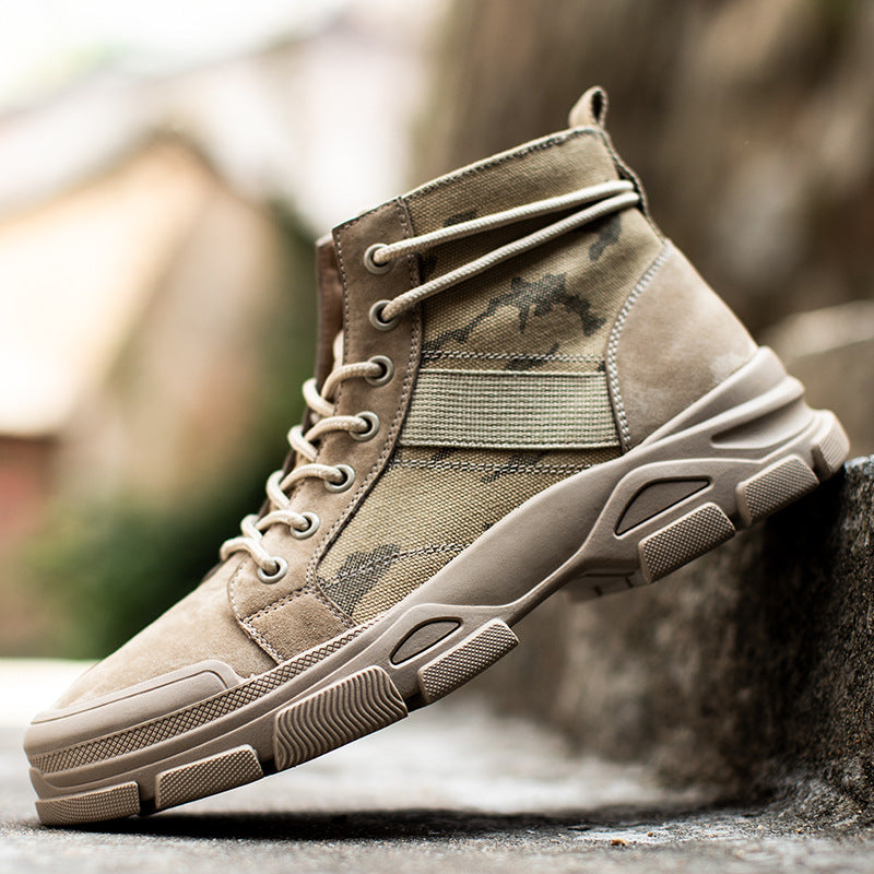 Men's Boots Work Boot Men Casual Hiking Boots Dr. Martens Boots Men's Autumn Breathable Casual Business Shoes