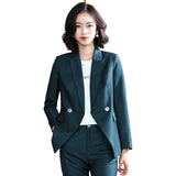 Interview Suit Women Autumn Suit Long Sleeve Formal Wear