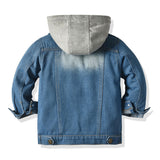 Children Jean Jackets Kids' Overcoat Autumn Hooded Denim Jacket Children's Clothing